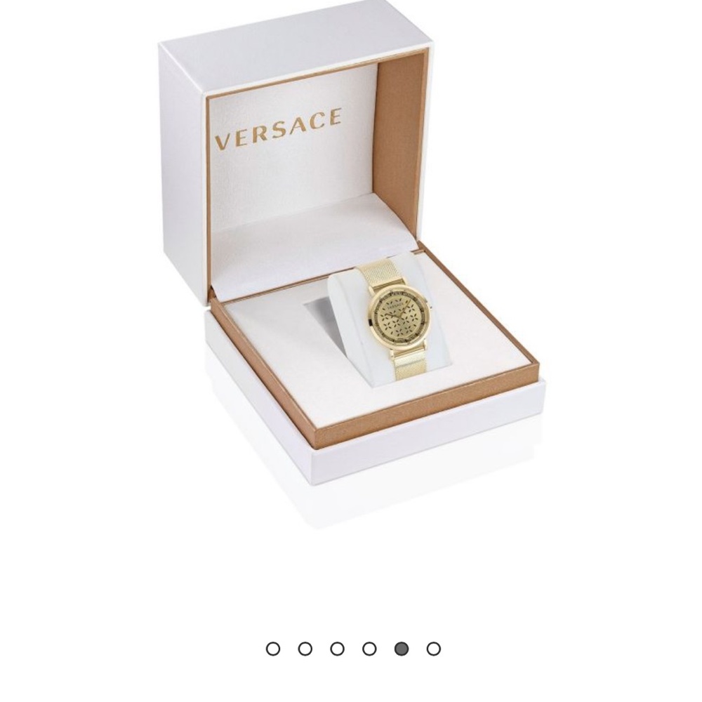 Versace Gold-Tone Timepiece